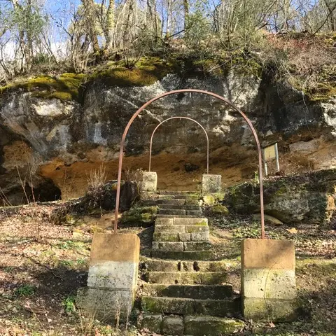 Forêt dép. de Campagne en hiver - escalier ©A (9)