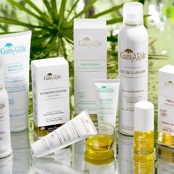 Gamme Eau de Gamarde- crédit photos Laboratoires Dermathologiques Gamarde