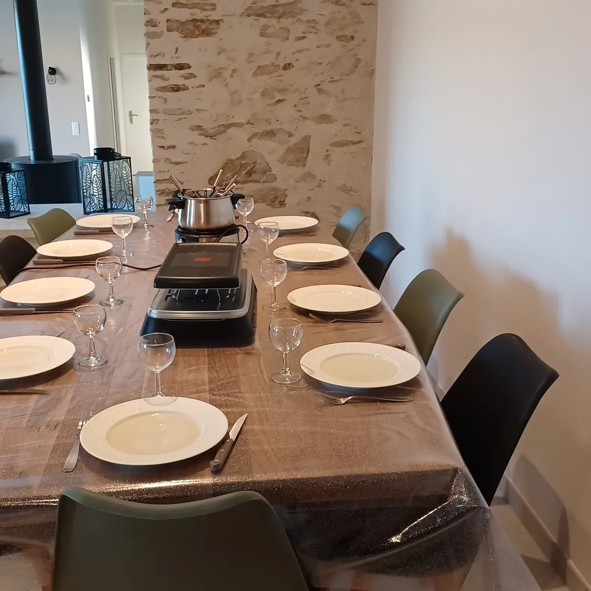 Gîte d'Aômé_salle à manger
