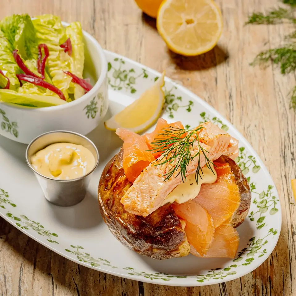 La Pataterie - Bizanos - pomme de terre au saumon