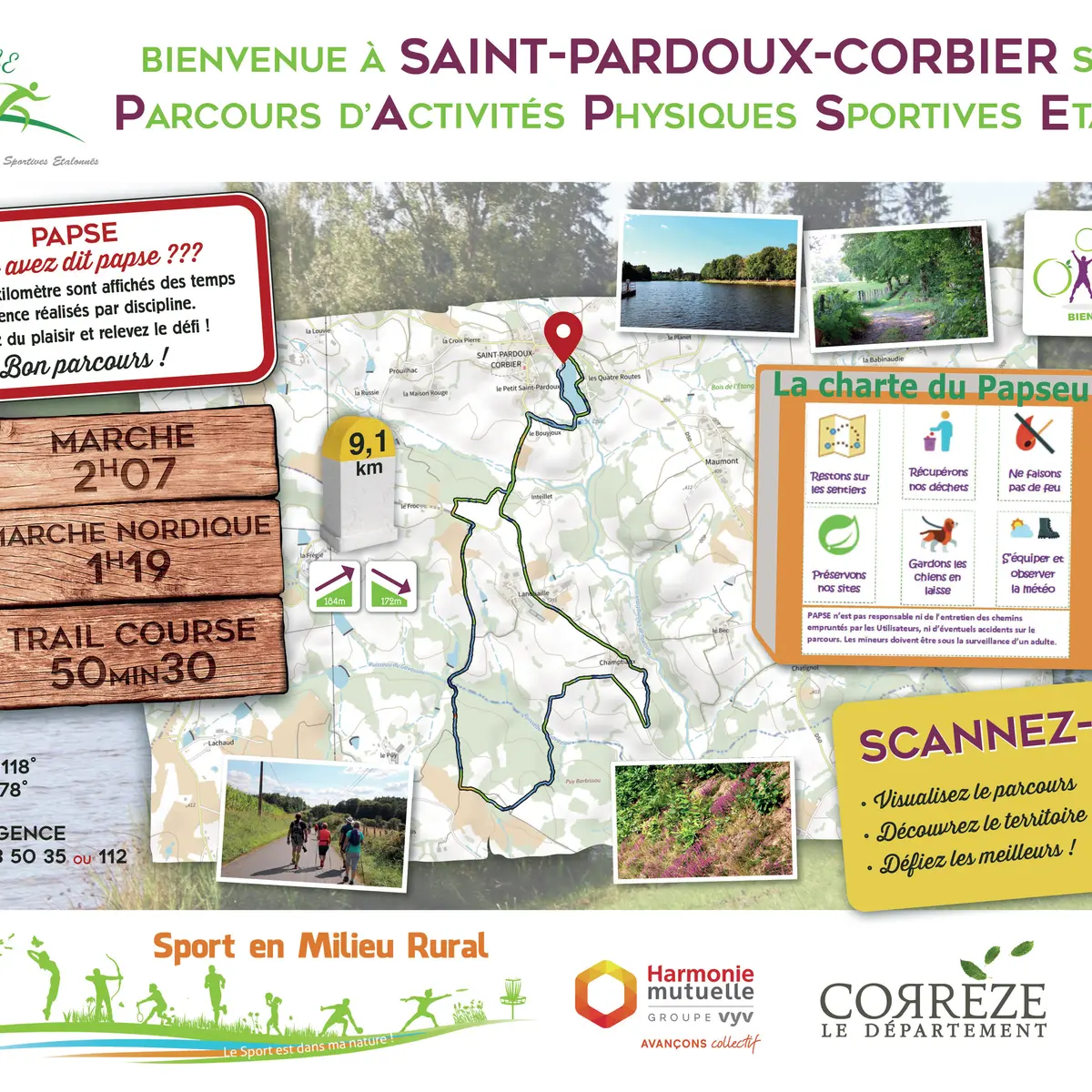 Panneau PAPSE - Saint-Pardoux-Corbier ©J Faugeras