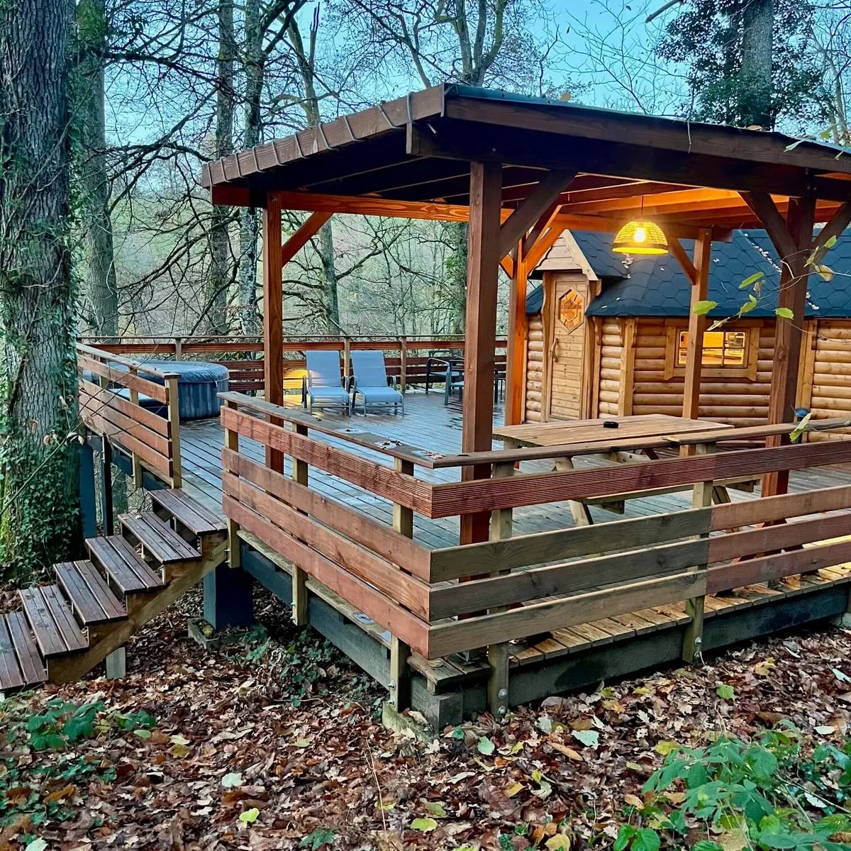 Terrasse kota finlandais