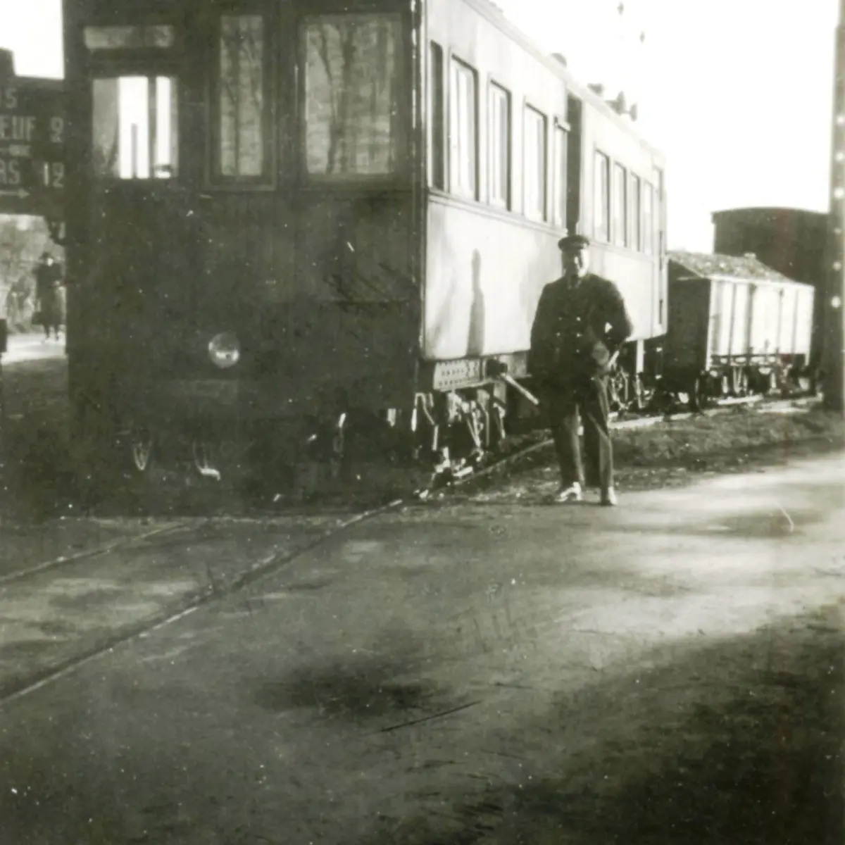 Tramway Peyrat M.BOULESTEIX, chauffeur