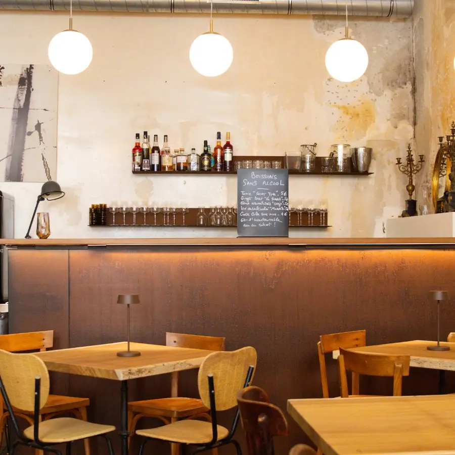 Bar à vin Brut - Pau - le comptoir