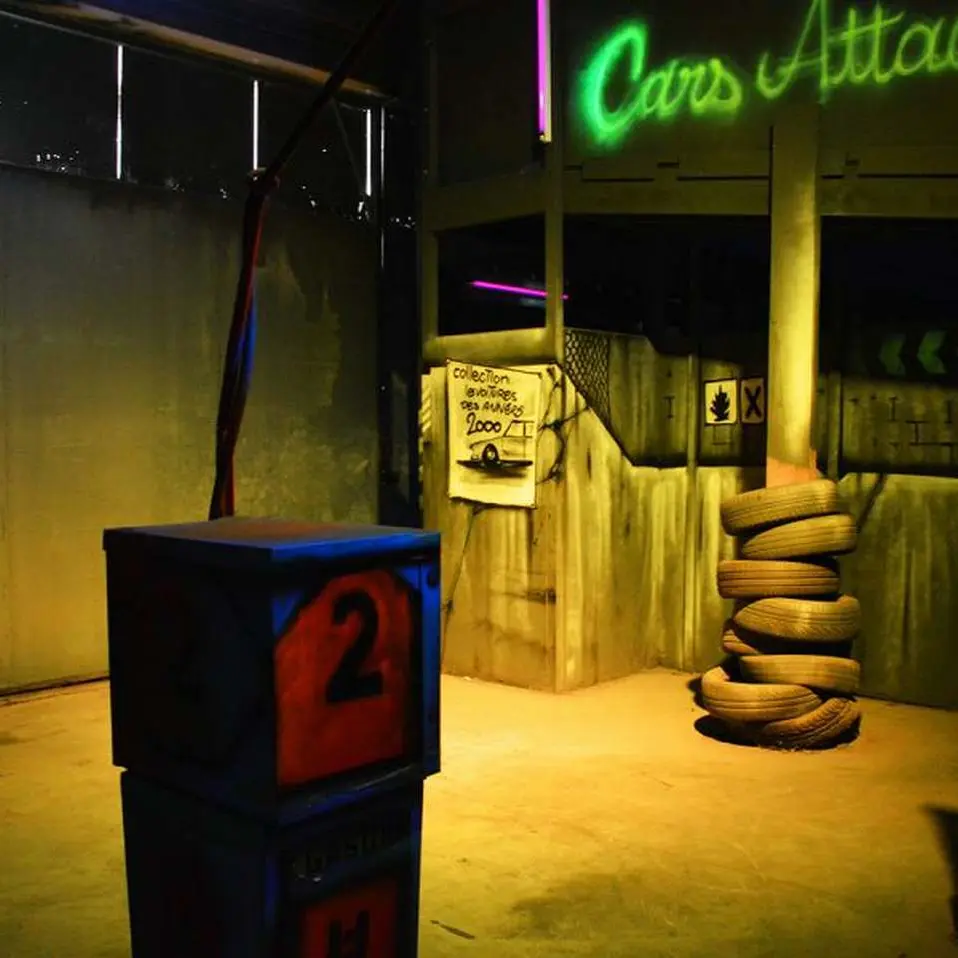 Laser Quest - Lescar - décor