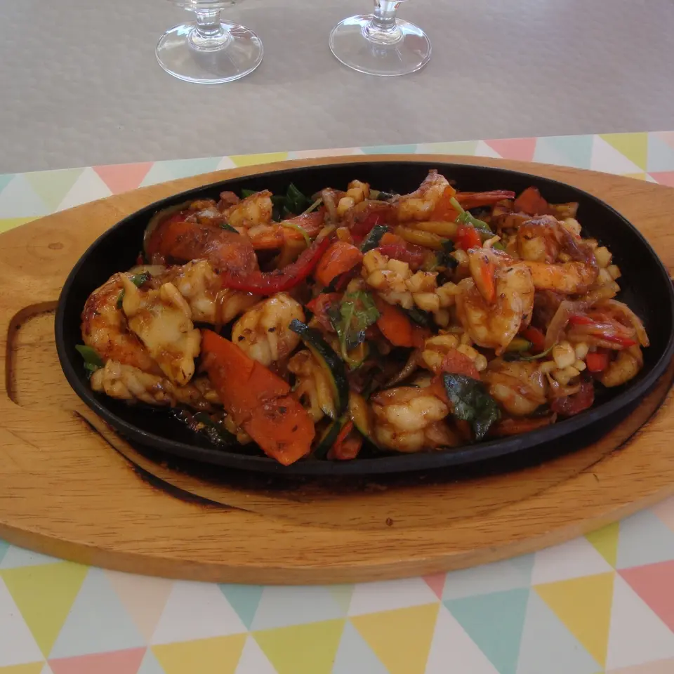 Restaurant Délices d'Asie - Idron - assiette chaude