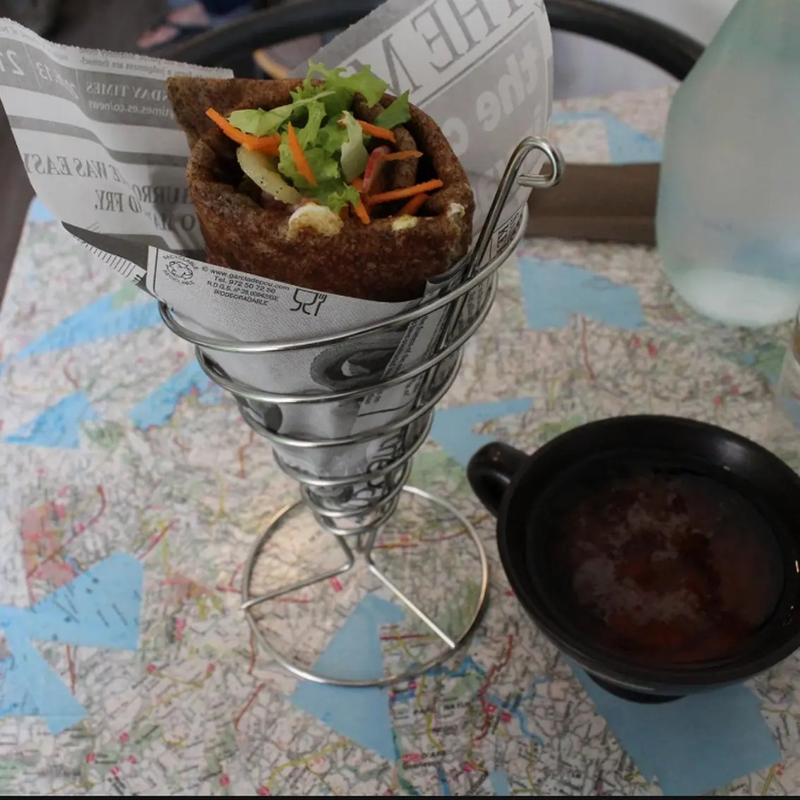 Restaurant Mam Korydwen - Pau - crêpe en cornet