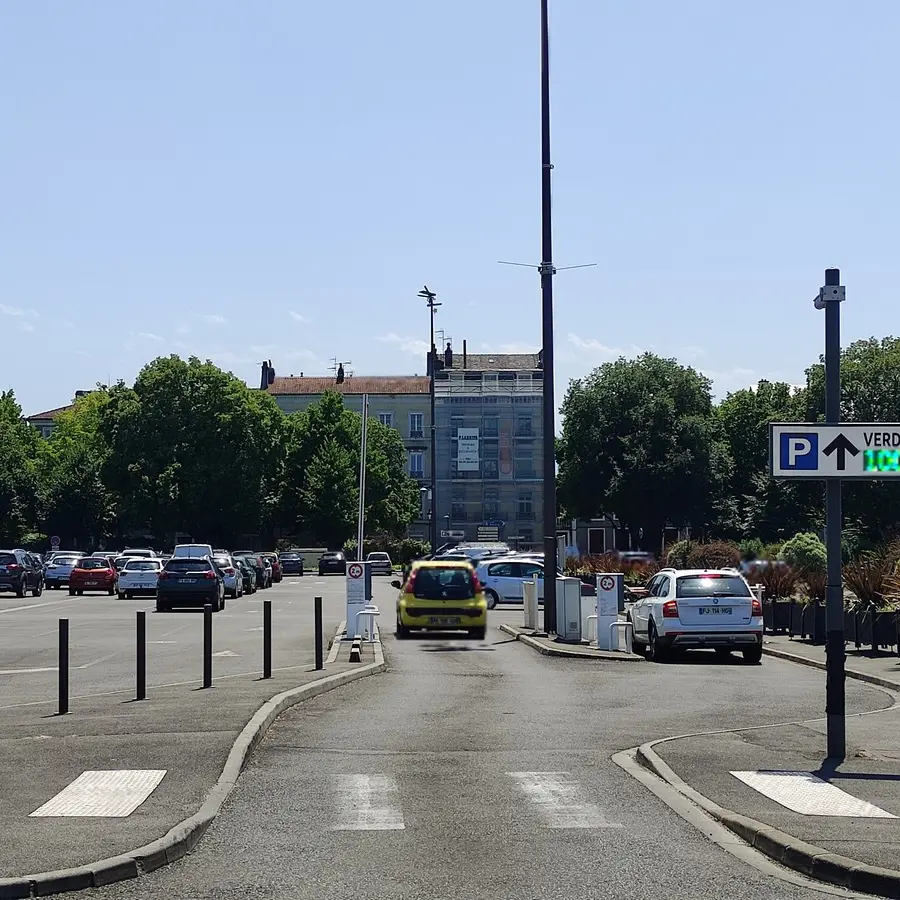 parking Verdun entrée