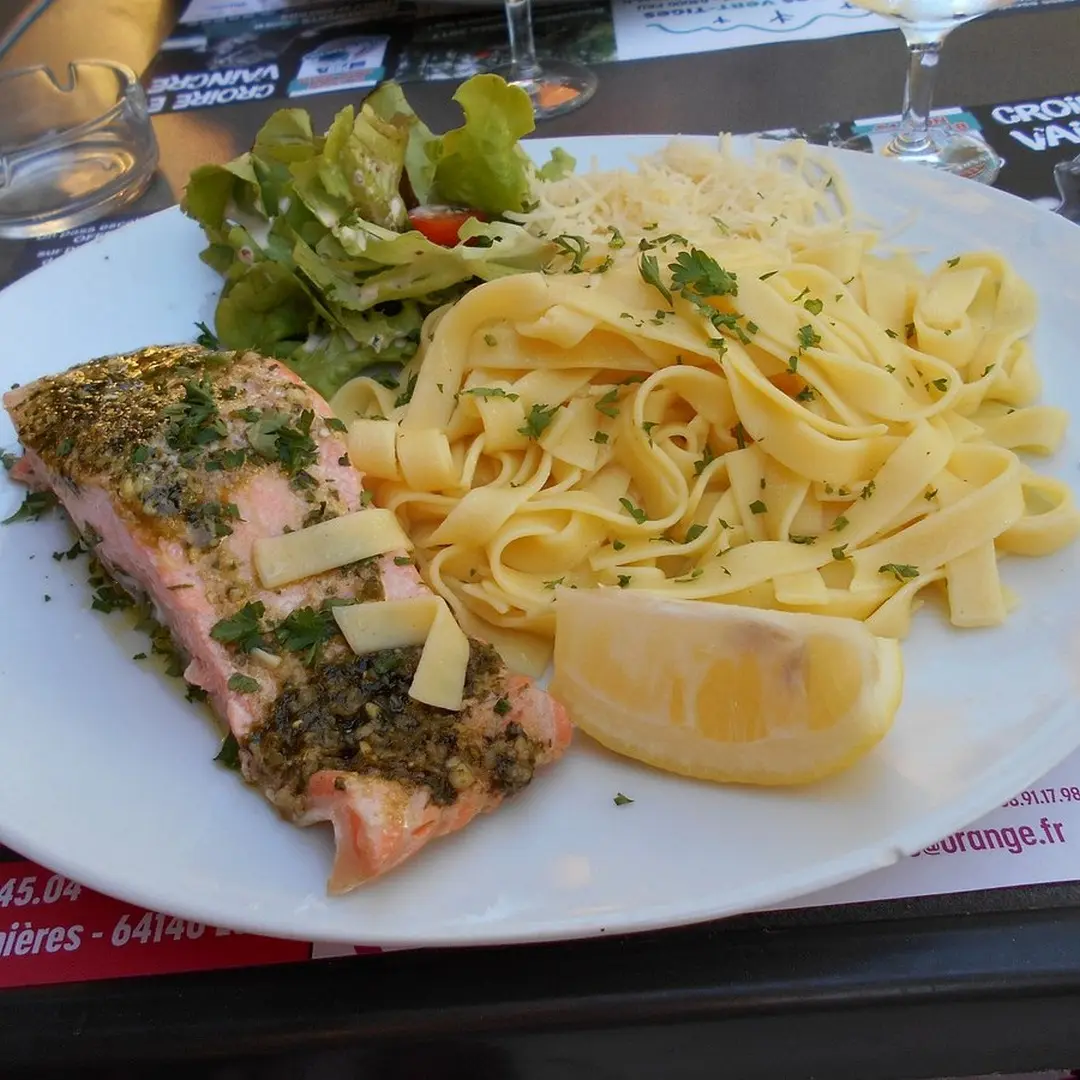 Restaurant Le Saint Estephe - Pau - pavé de saumon