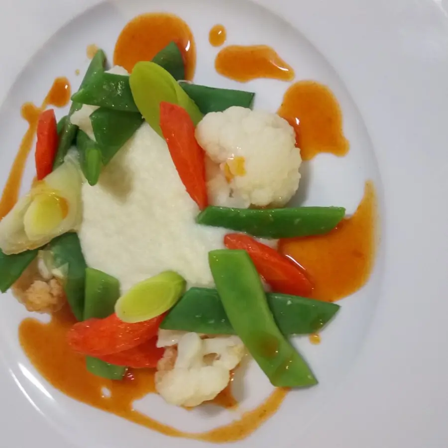 Restaurant L'Ardoise - Pau - assiette végan