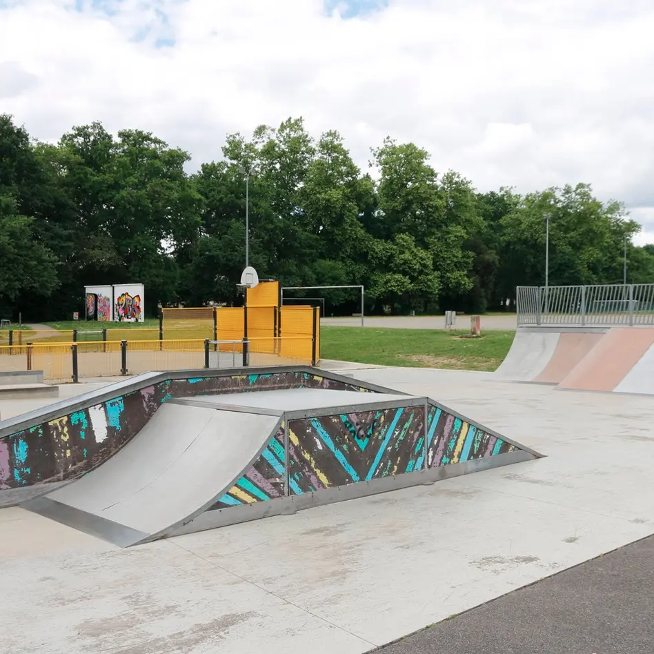 Skate parc - Lons - vue d'ensemble