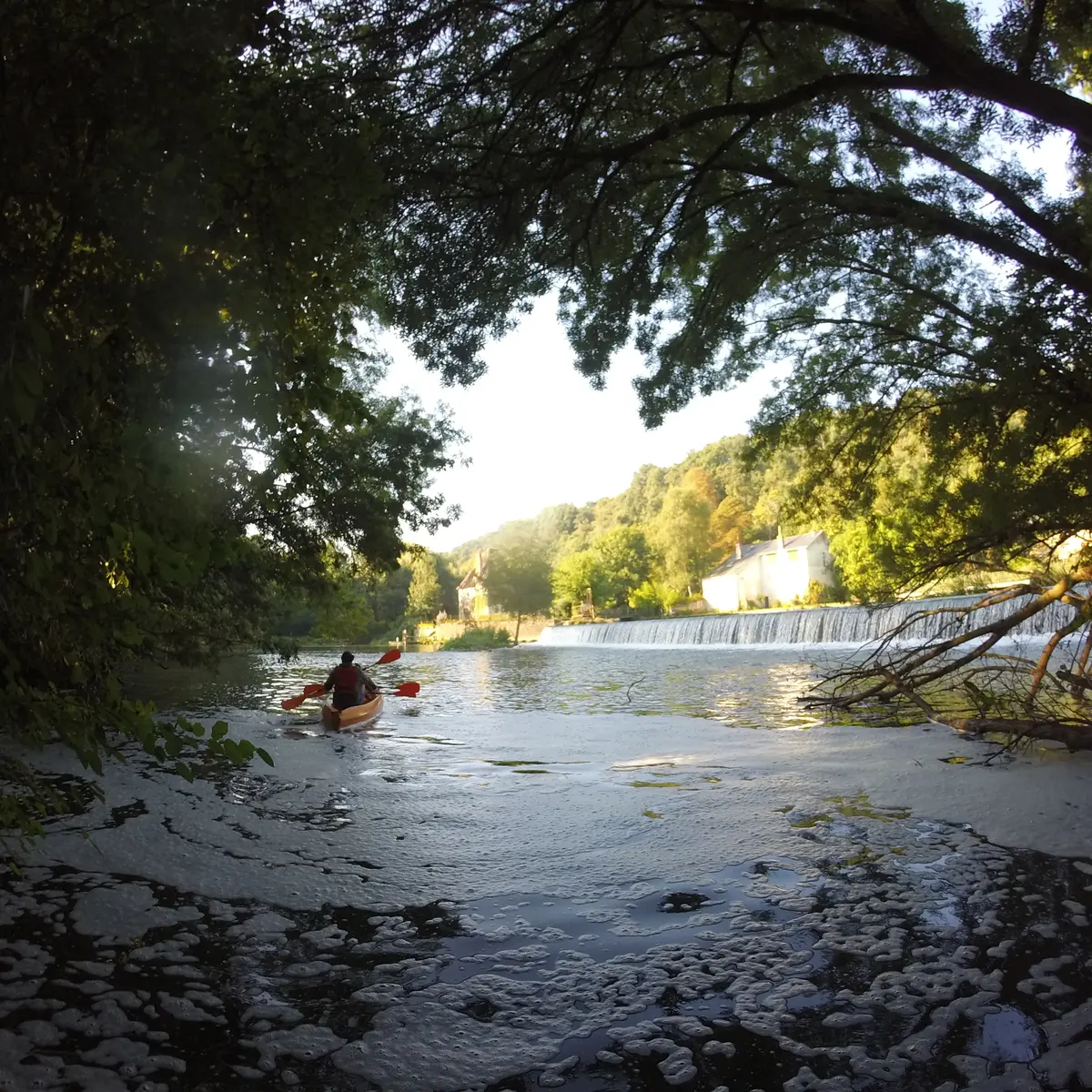 Canoe sur le Loir- Les Roches L'Evêque
