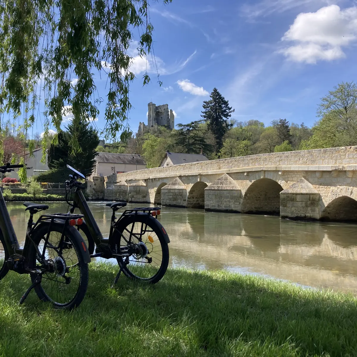 Au bord du Loir à Lavardin