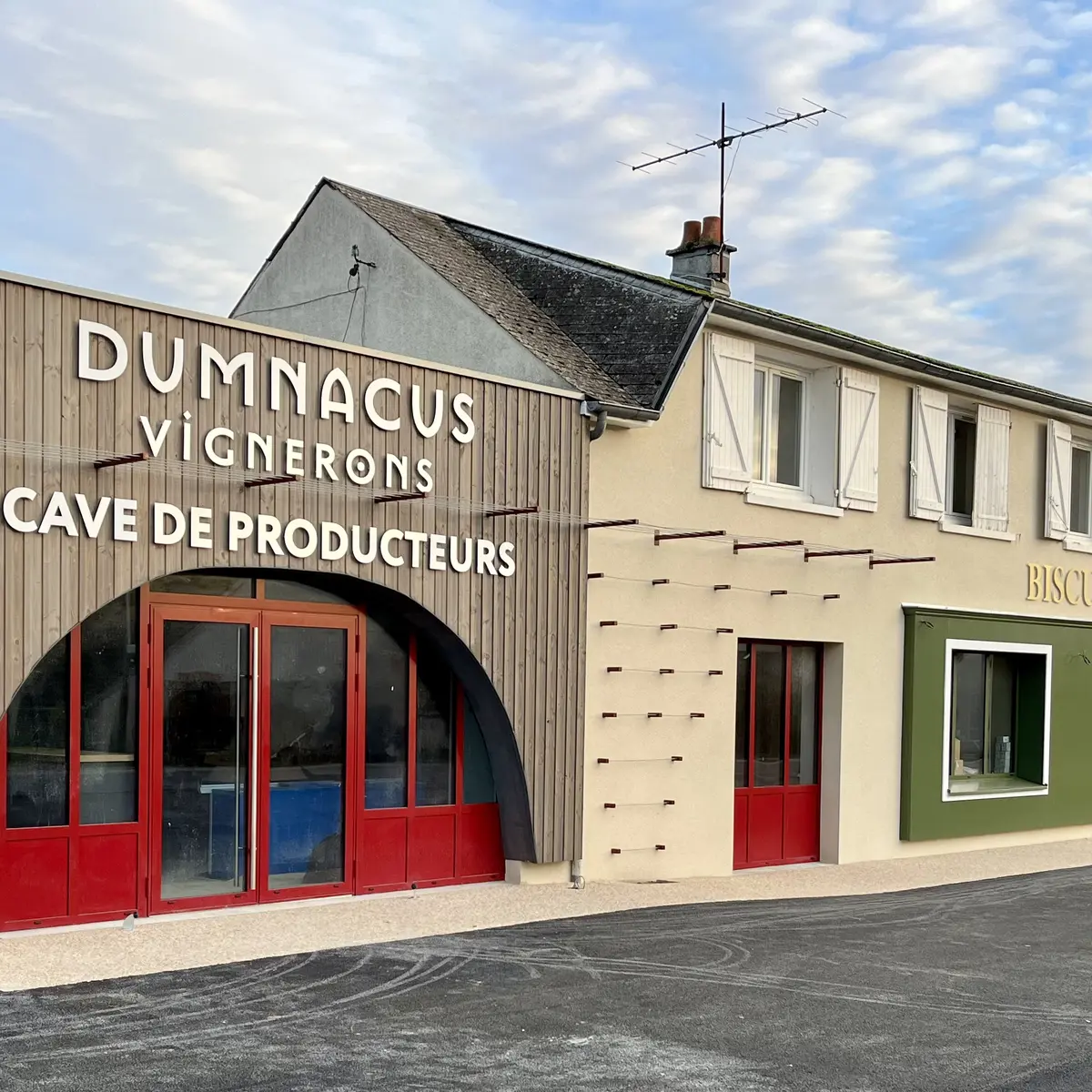Devanture de la boutique