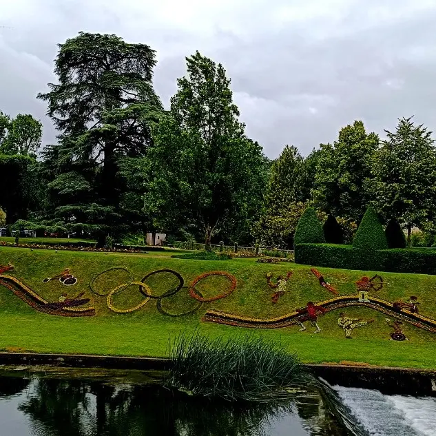 Pente des Petits jardins - thème JO