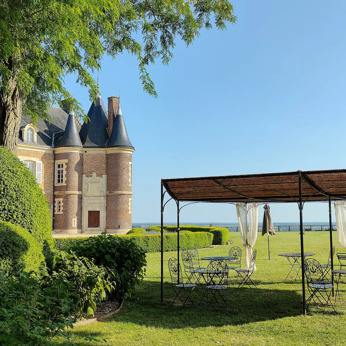 Pergola du salon de thé