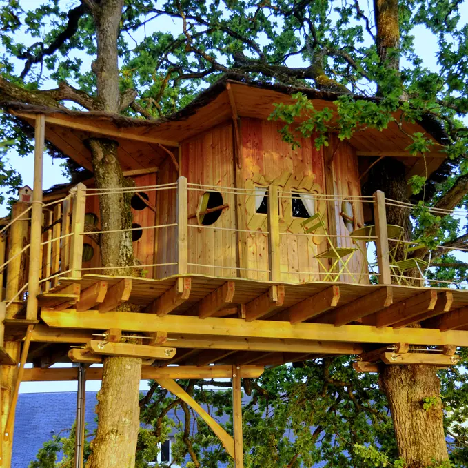 HLO53 - Cabane dans les arbres Gué de Selle 3