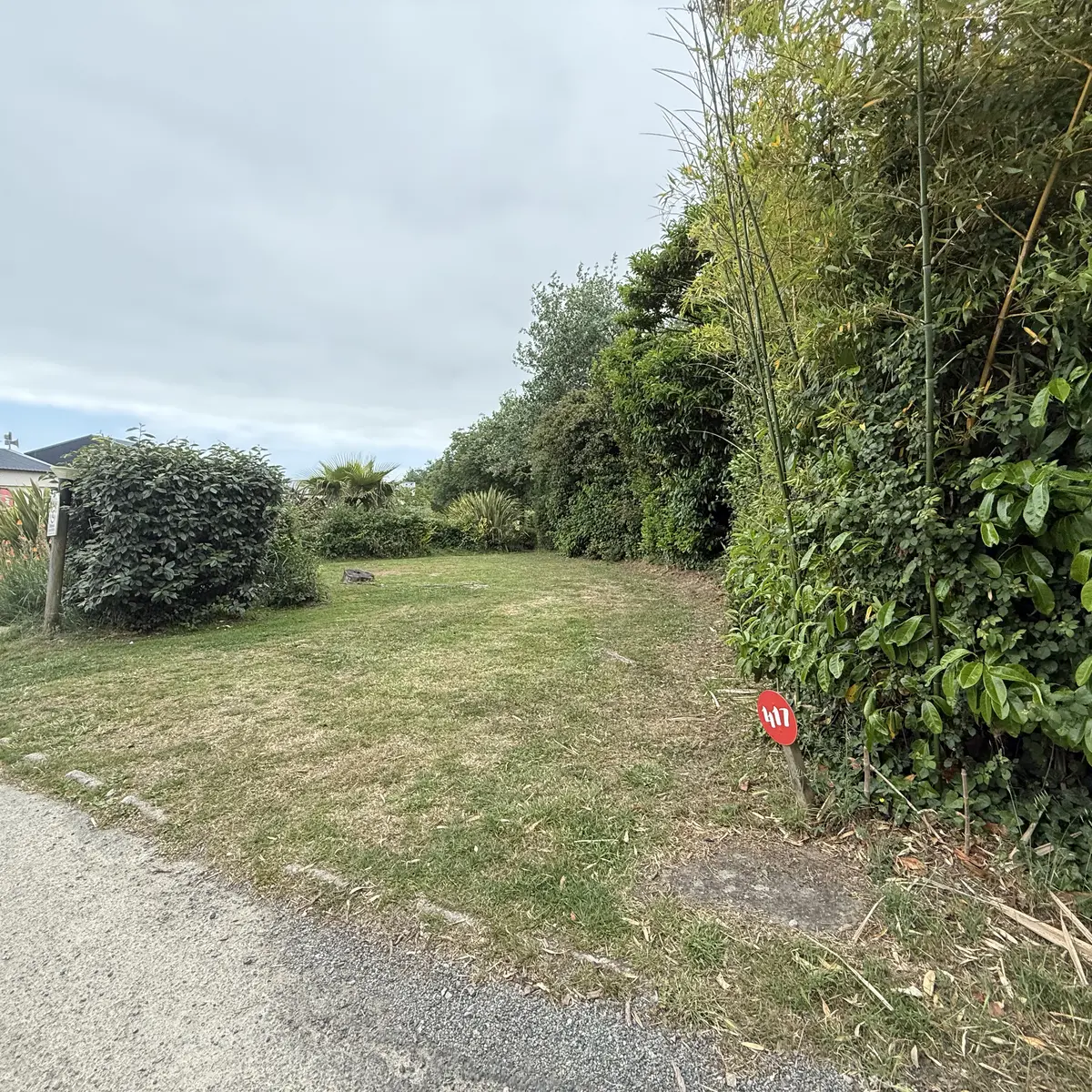 Emplacement camping-car