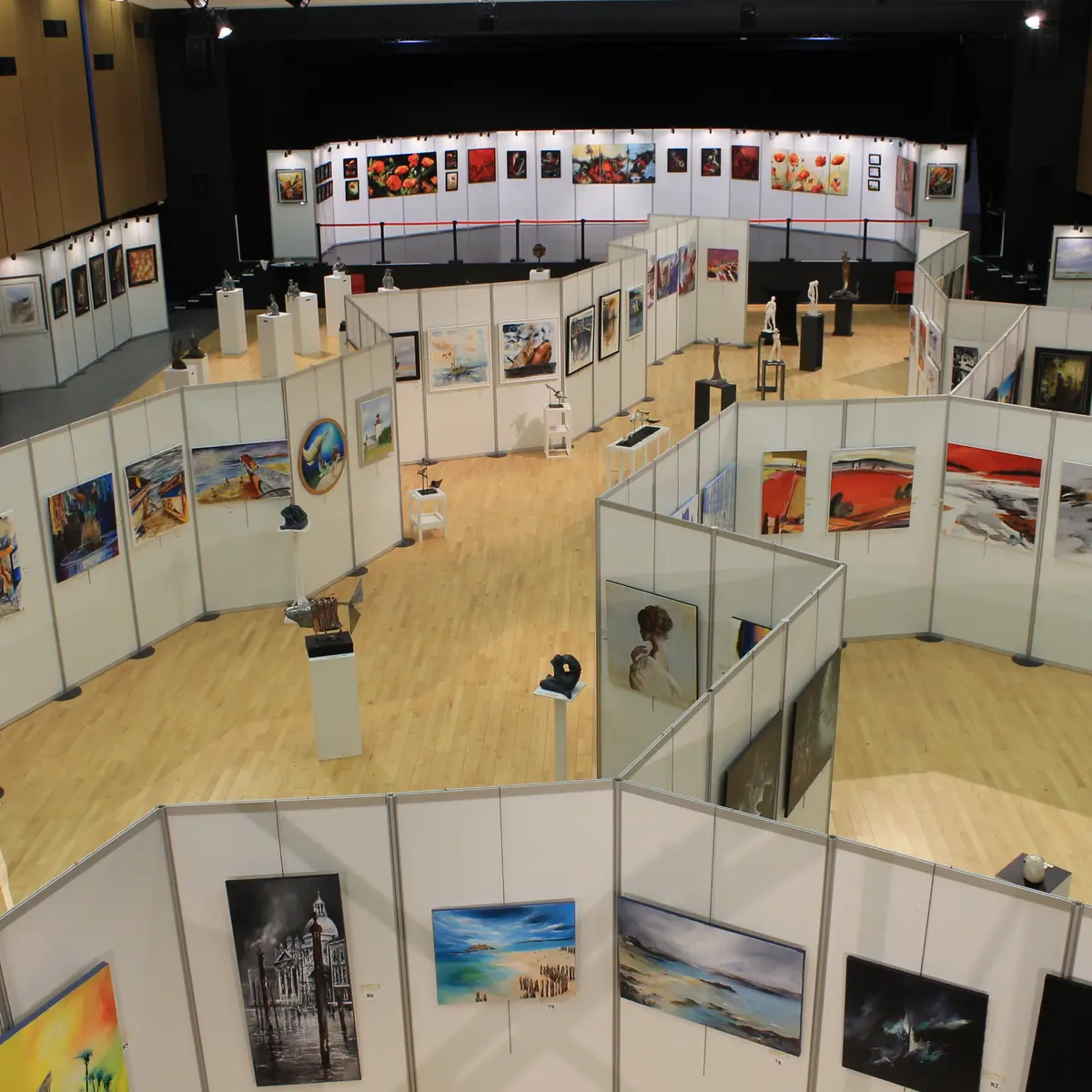 Salon peintures et sculptures 2019 à l'Espace culturel Colmont