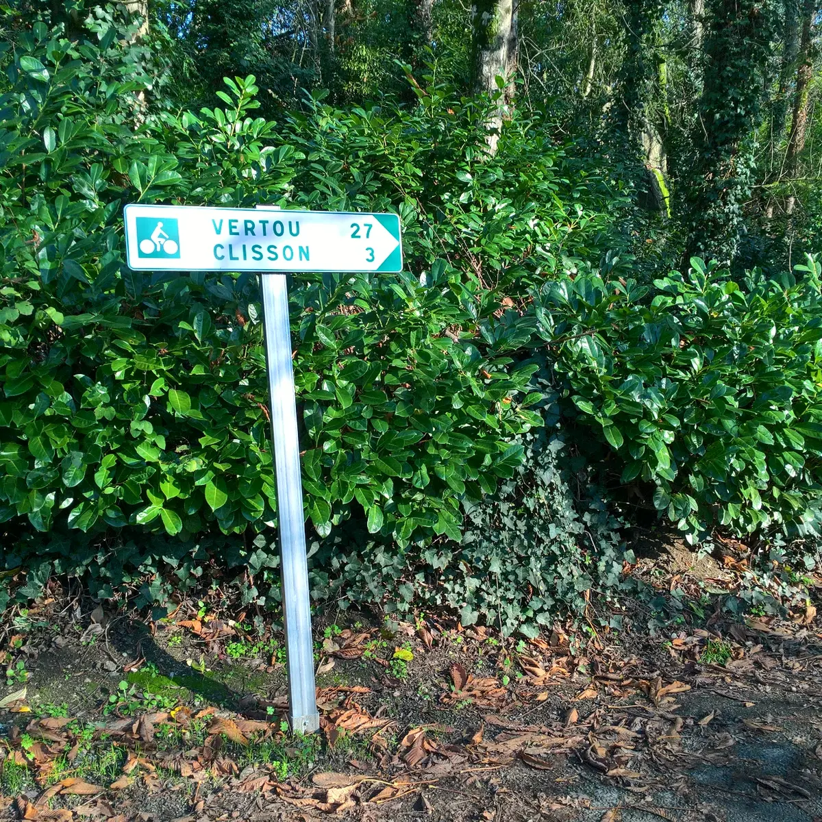 balisage vélo itineraire nantes clisson Arsenal getigne