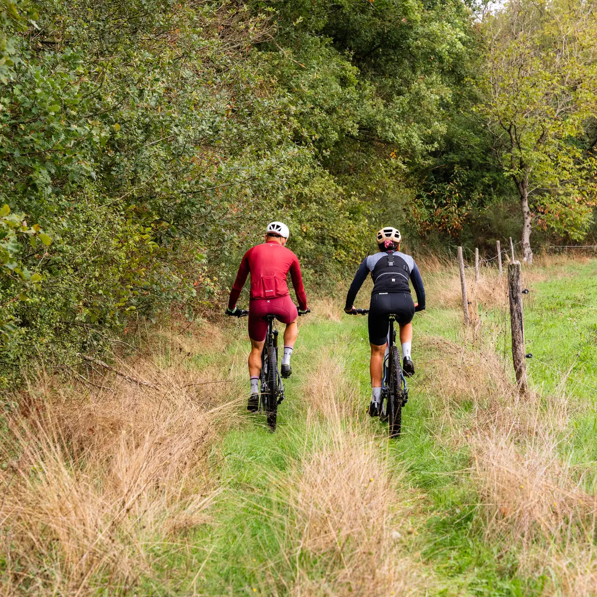 VTT près de Figeac en automne
