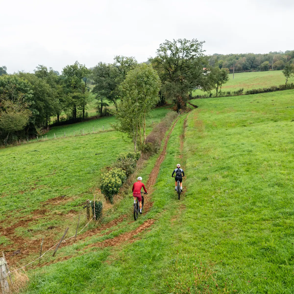 VTT près de Figeac en automne