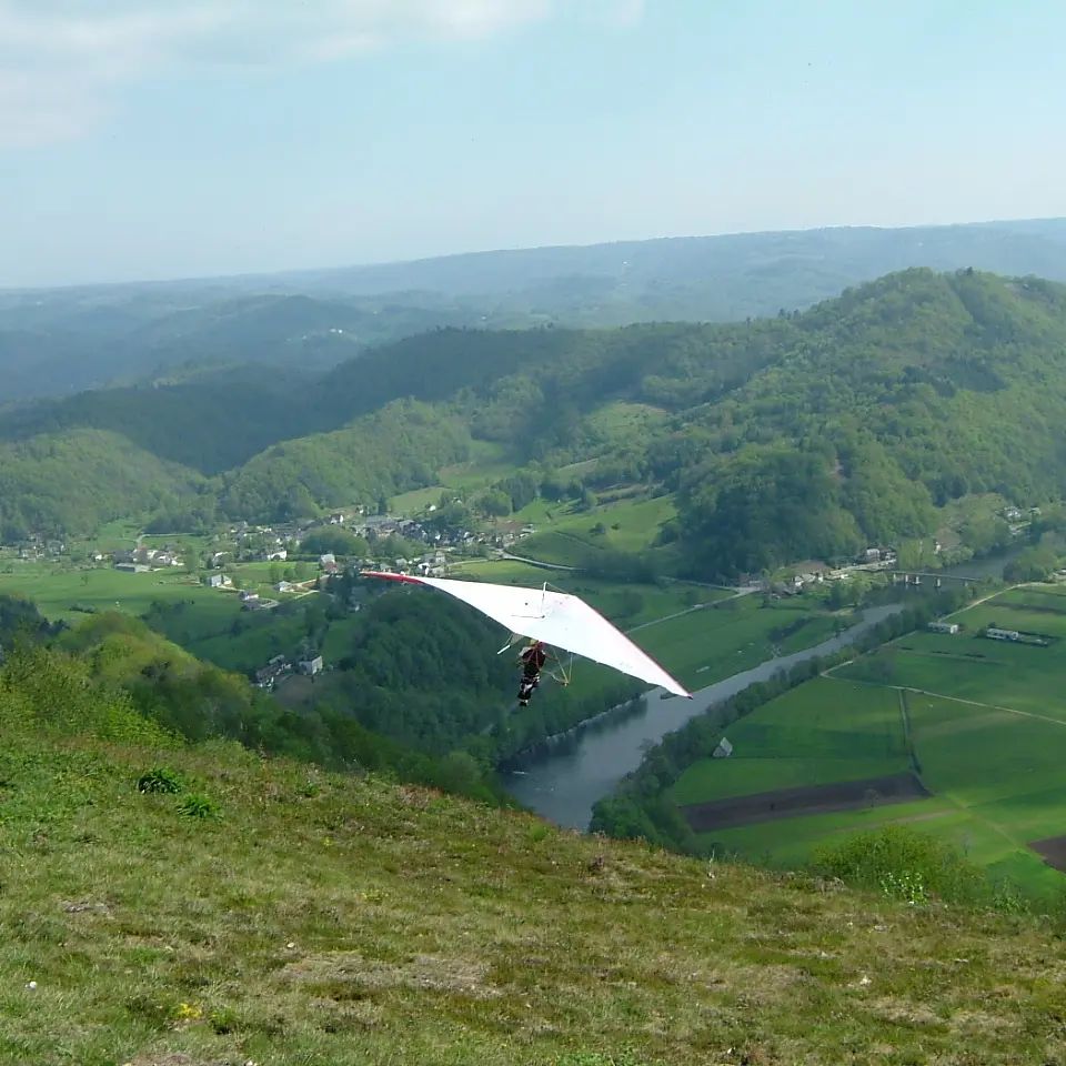 Aerial View of Valley