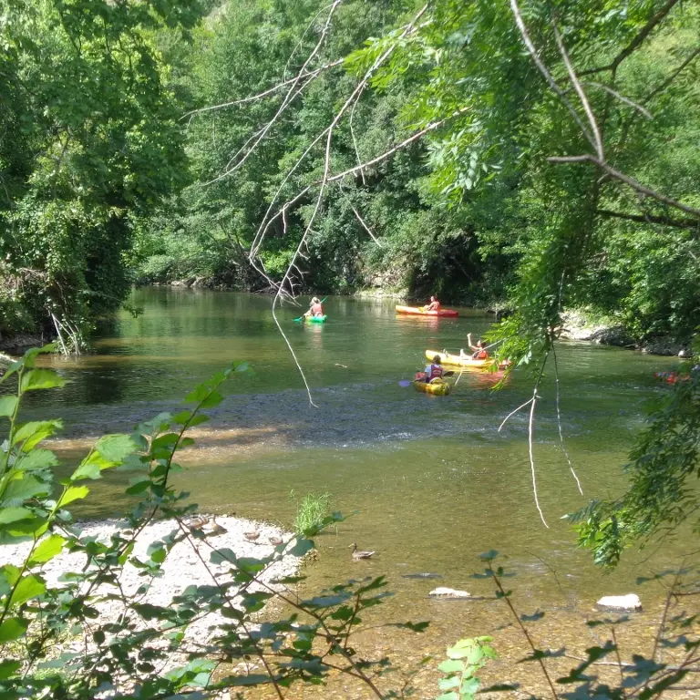 Canoe kayak sur le Célé