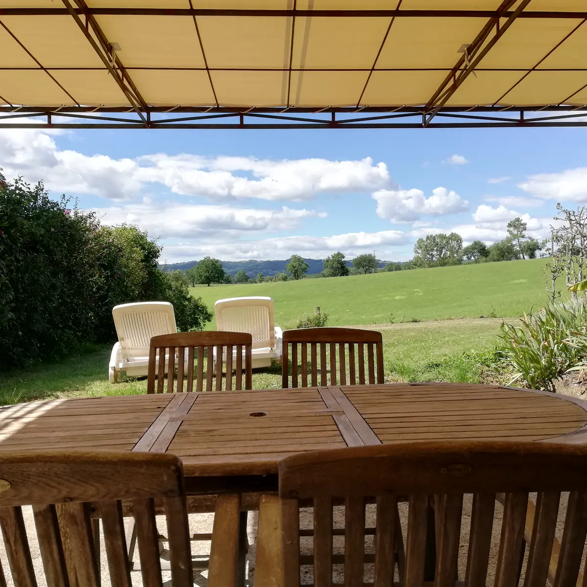 Vue depuis la terrasse