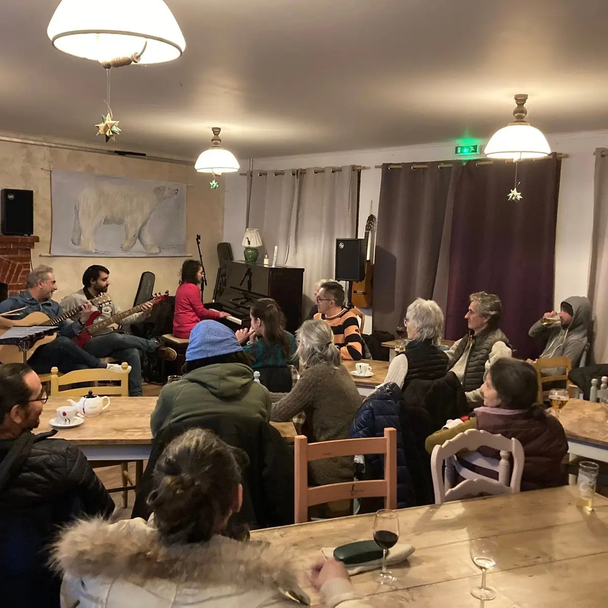 Le Bistrot de Montcléra en hiver