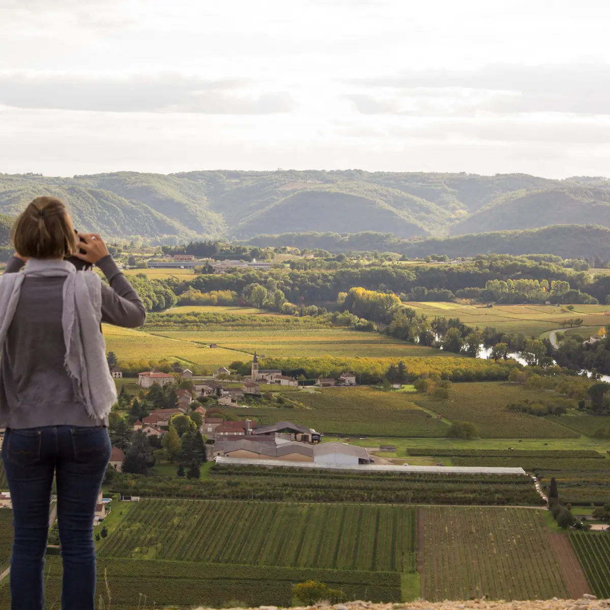 Crayssac - Point de vue de la Cévenne