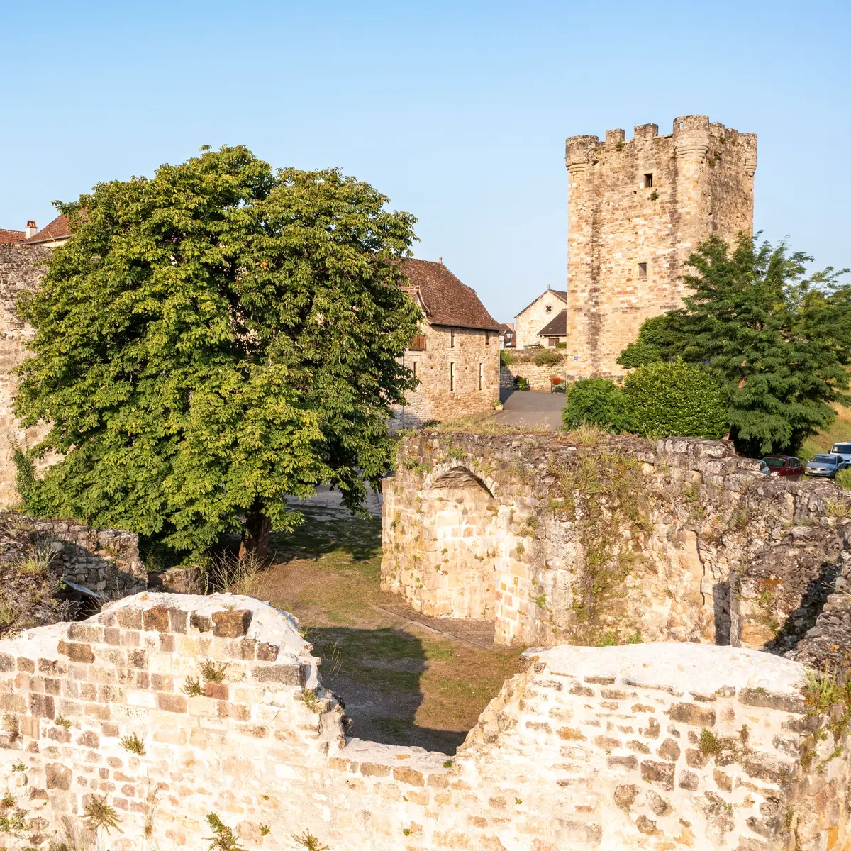 Vue drone de Capdenac-le-Haut © Cyril Novello - Lot Tourisme 210721-080836
