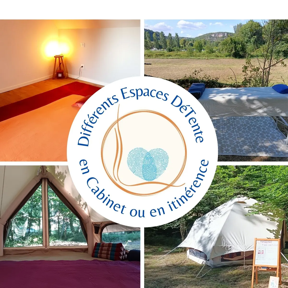 différents espaces détente possible