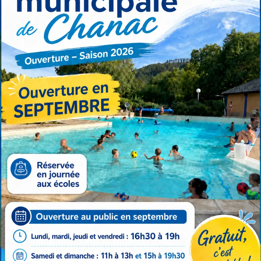 Piscine municipale de Chanac