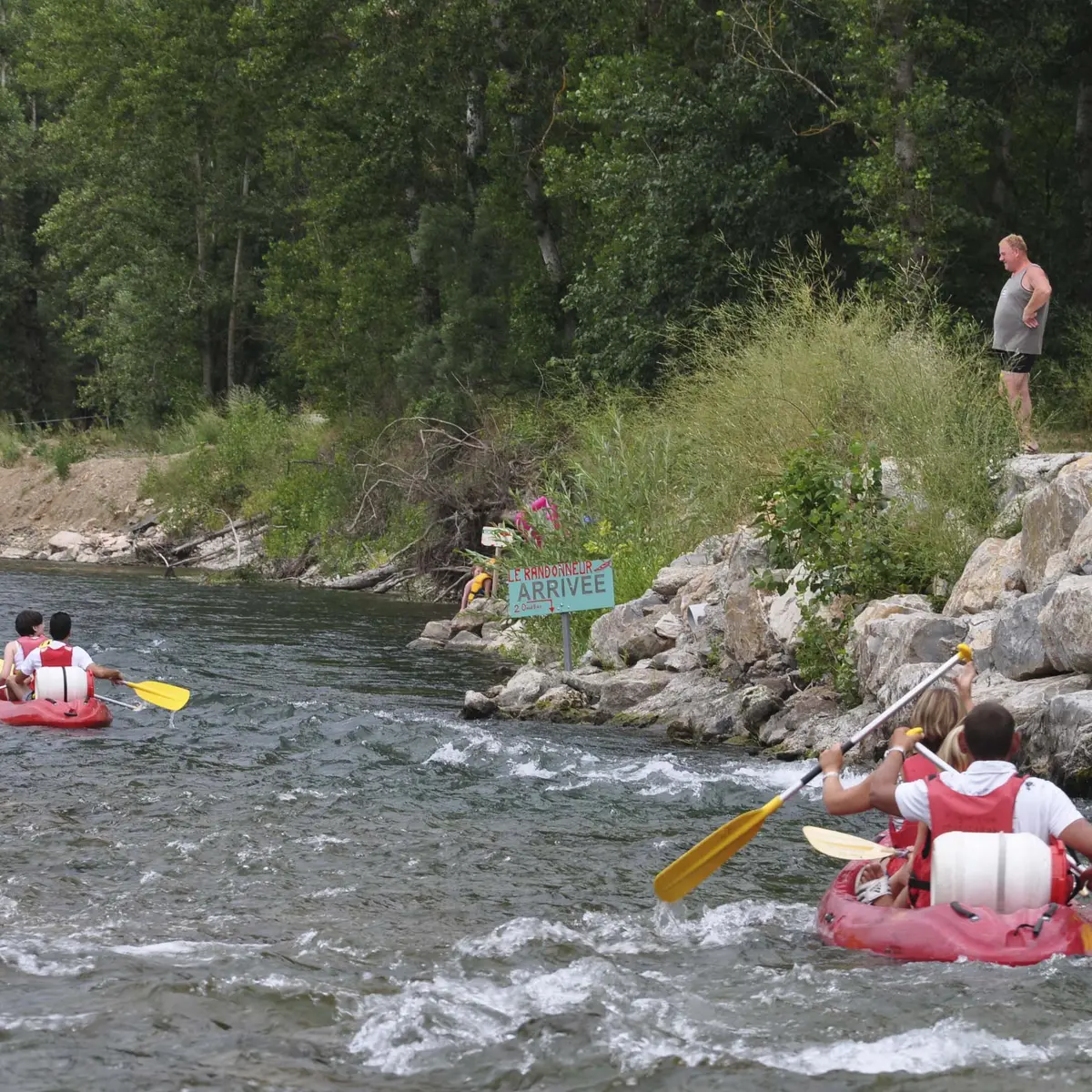 Arrivée - Le Randonneur