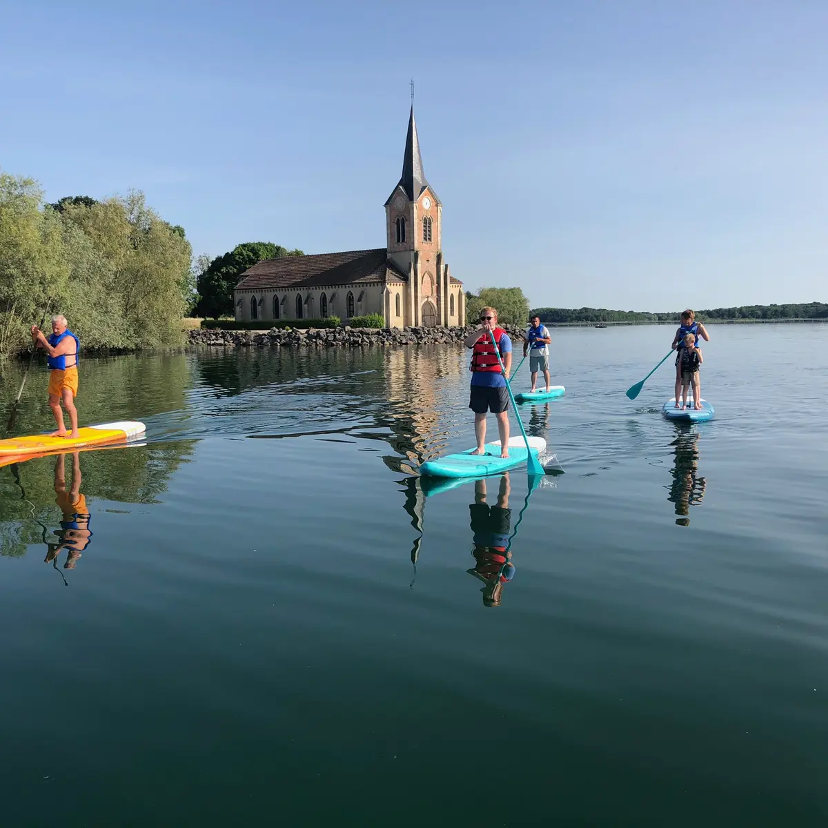 Stand-up paddle 1 - Lac du Der en Champagne