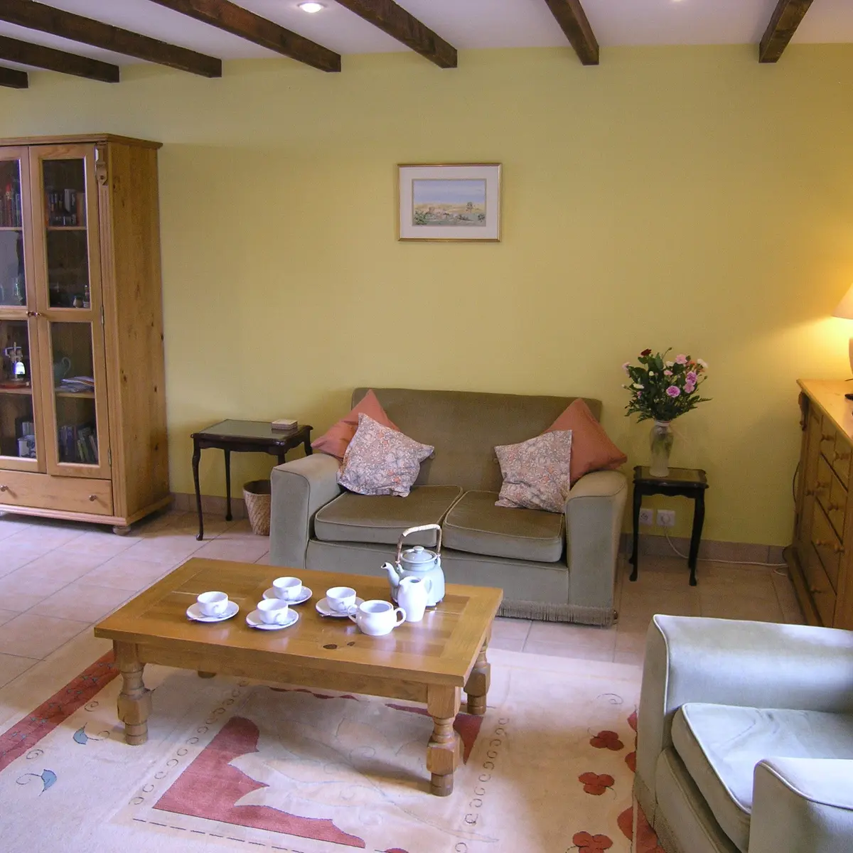 Location_gîte de Clistivan_Chêne_salon_La Chapelle-Neuve_Vallée du Blavet