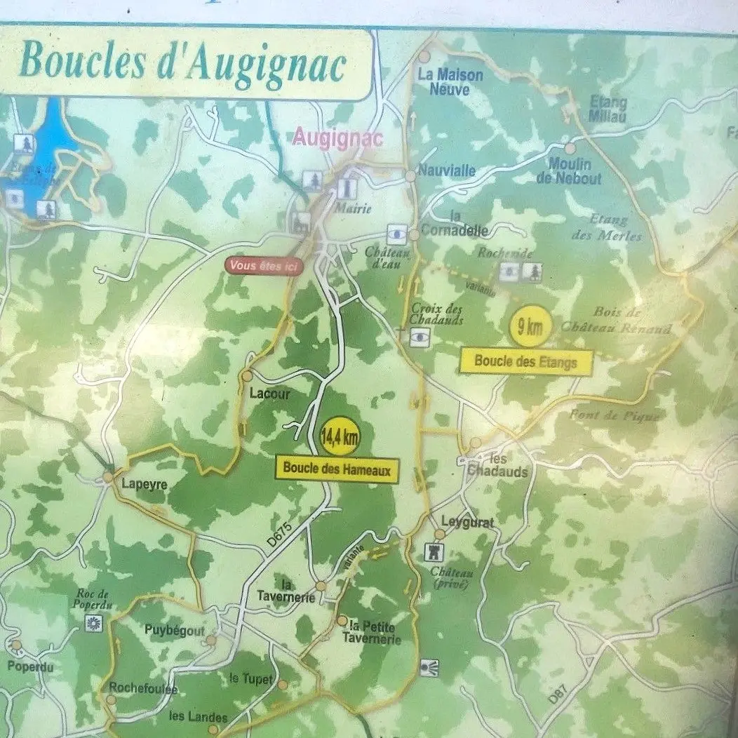 AUGIGNAC-Boucle des hameaux-Panneau d'appel
