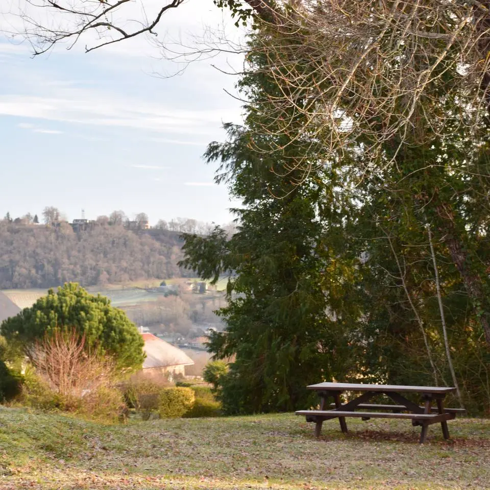 Aire de pique-nique - Bosdarros - table 1