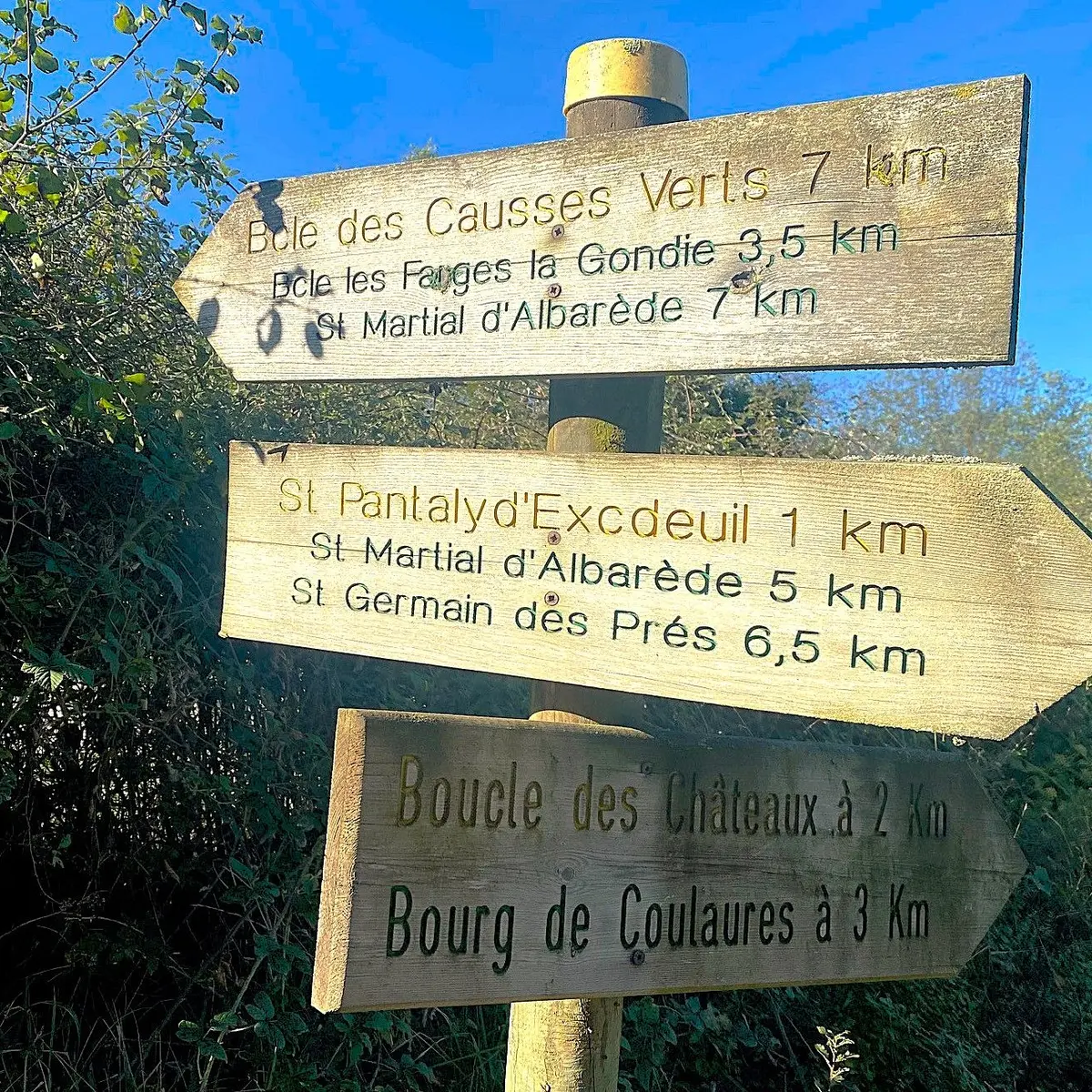 SAINT-PANTALY-D'EXCIDEUIL-Boucle des Causses verts-Signalétique