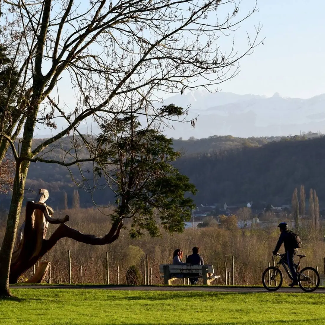 Bizanos - Les hauteurs de Franqueville - le parc de Franqueville