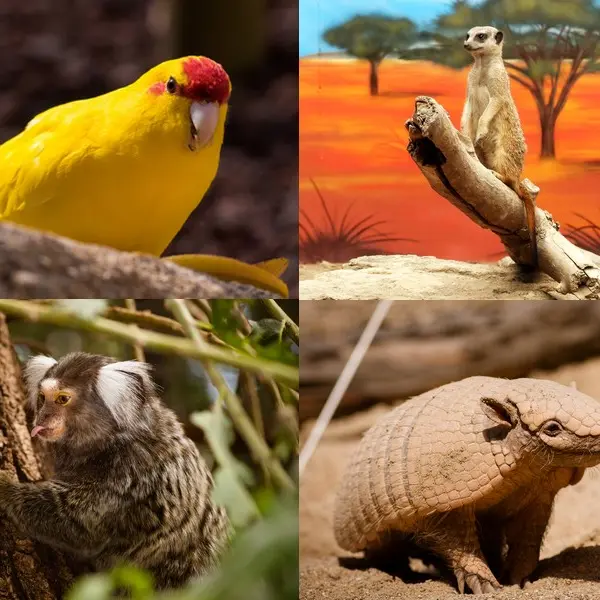 Les animaux sauvages