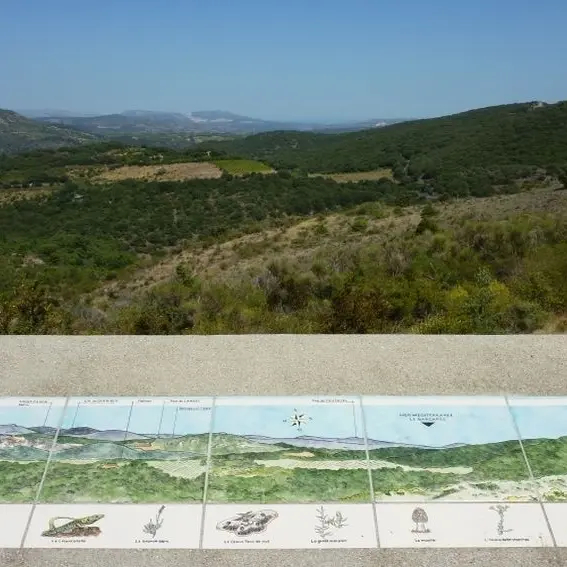 Table d'ortientation à Trilla_3