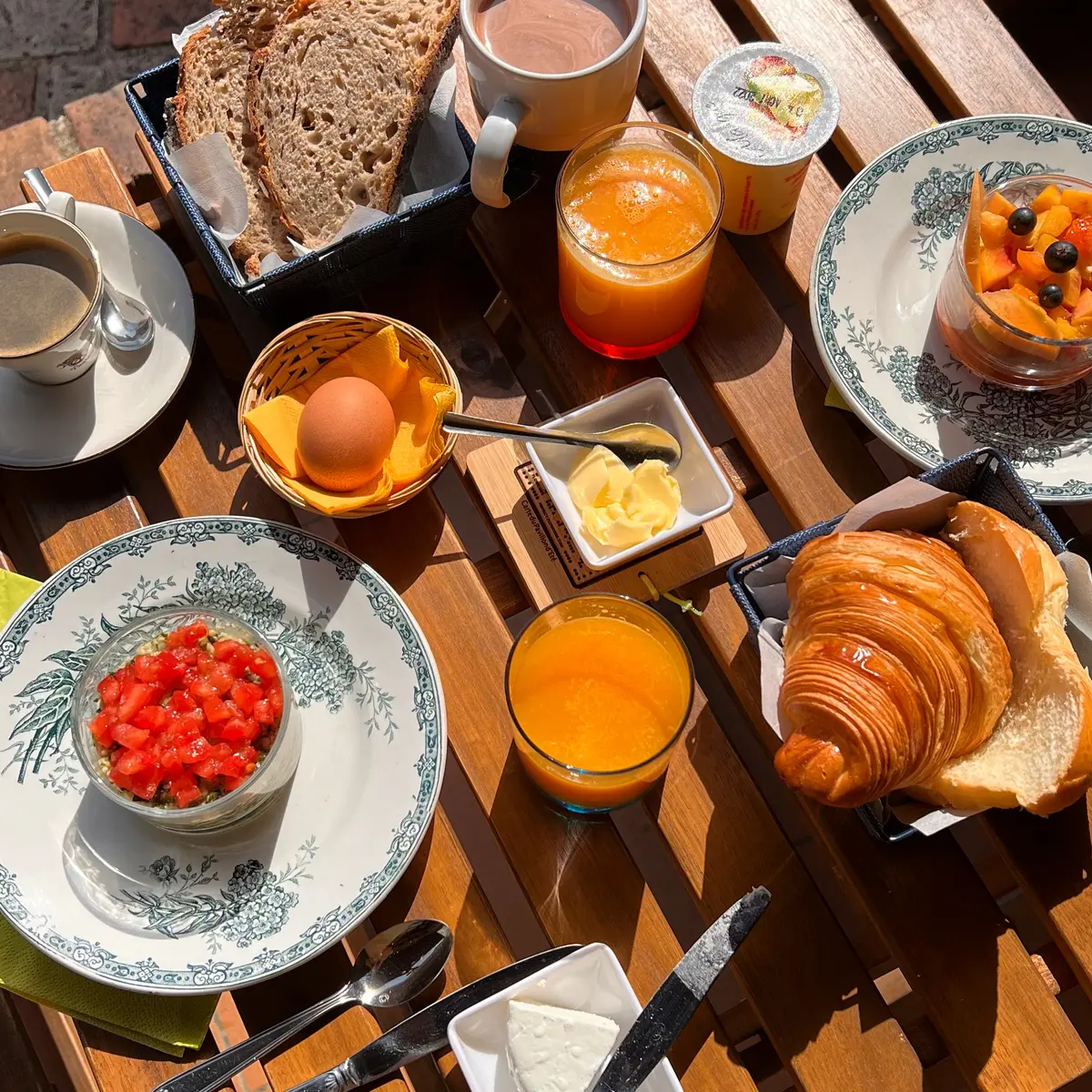 Petit-déjeuner et déjeuner