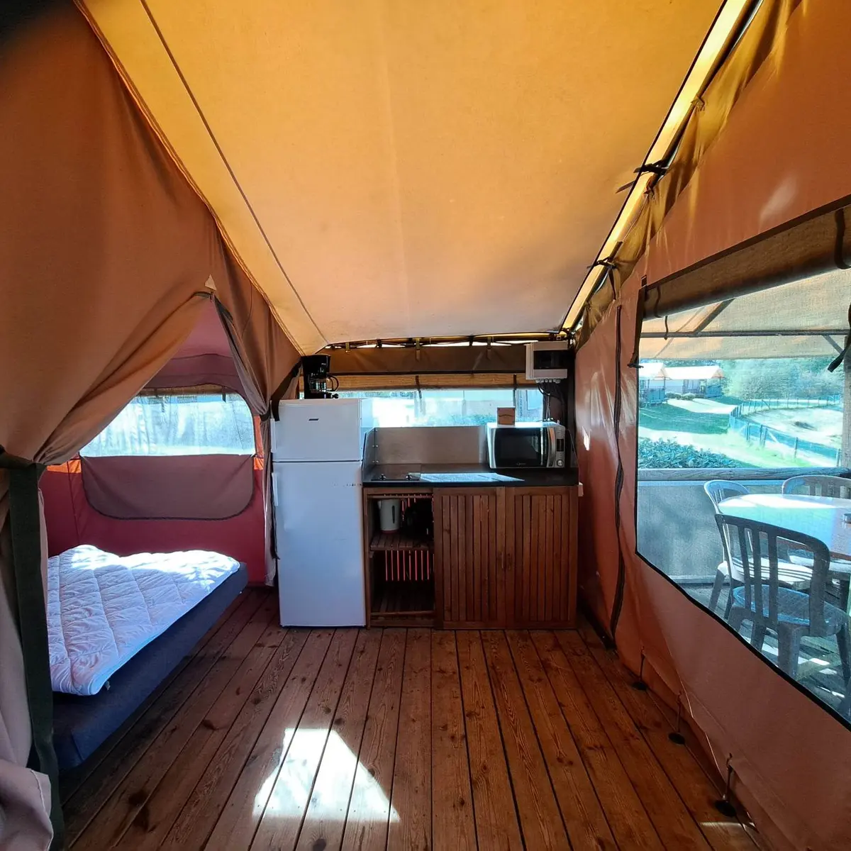 Bungalow toilé