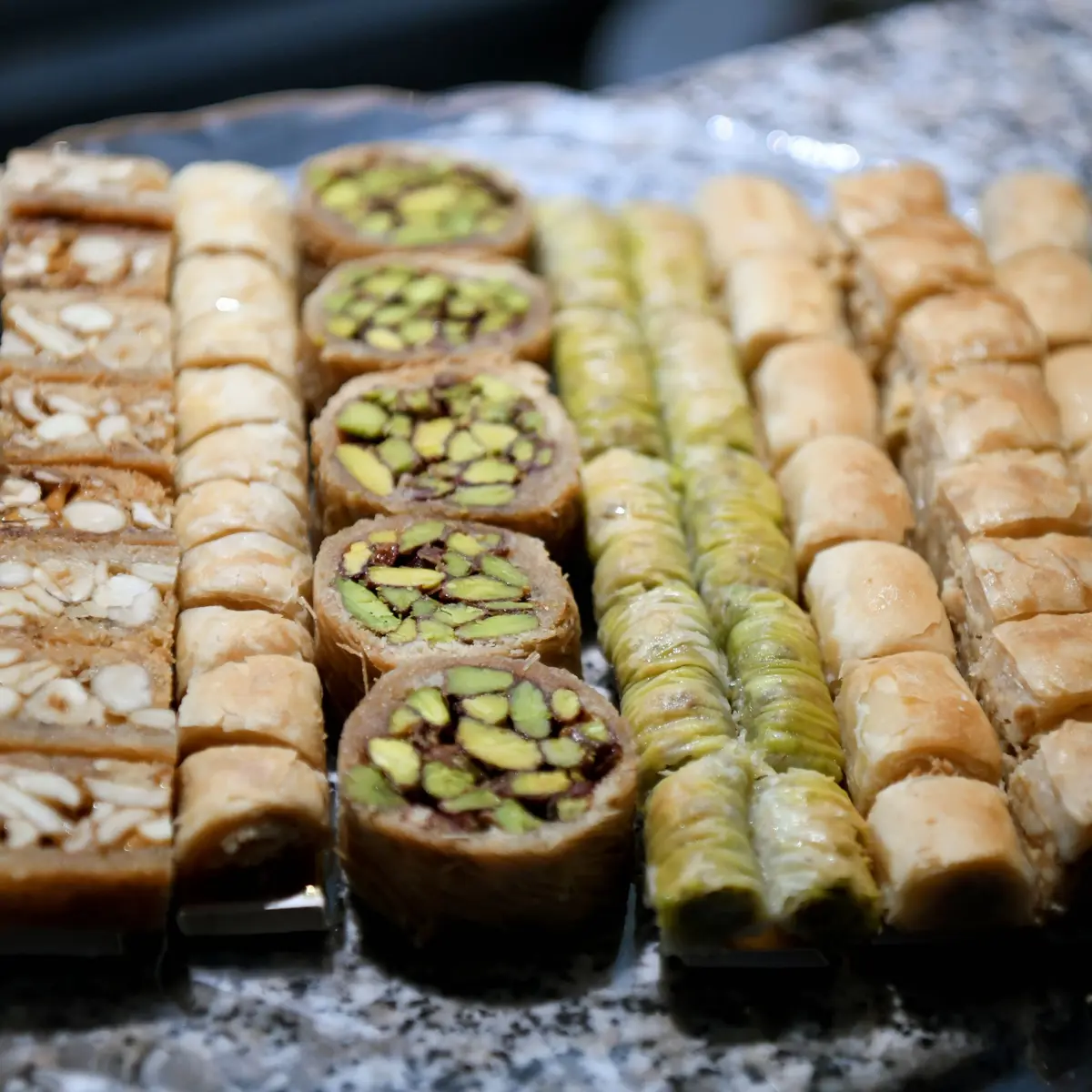Pâtisseries syrienne du restaurant 