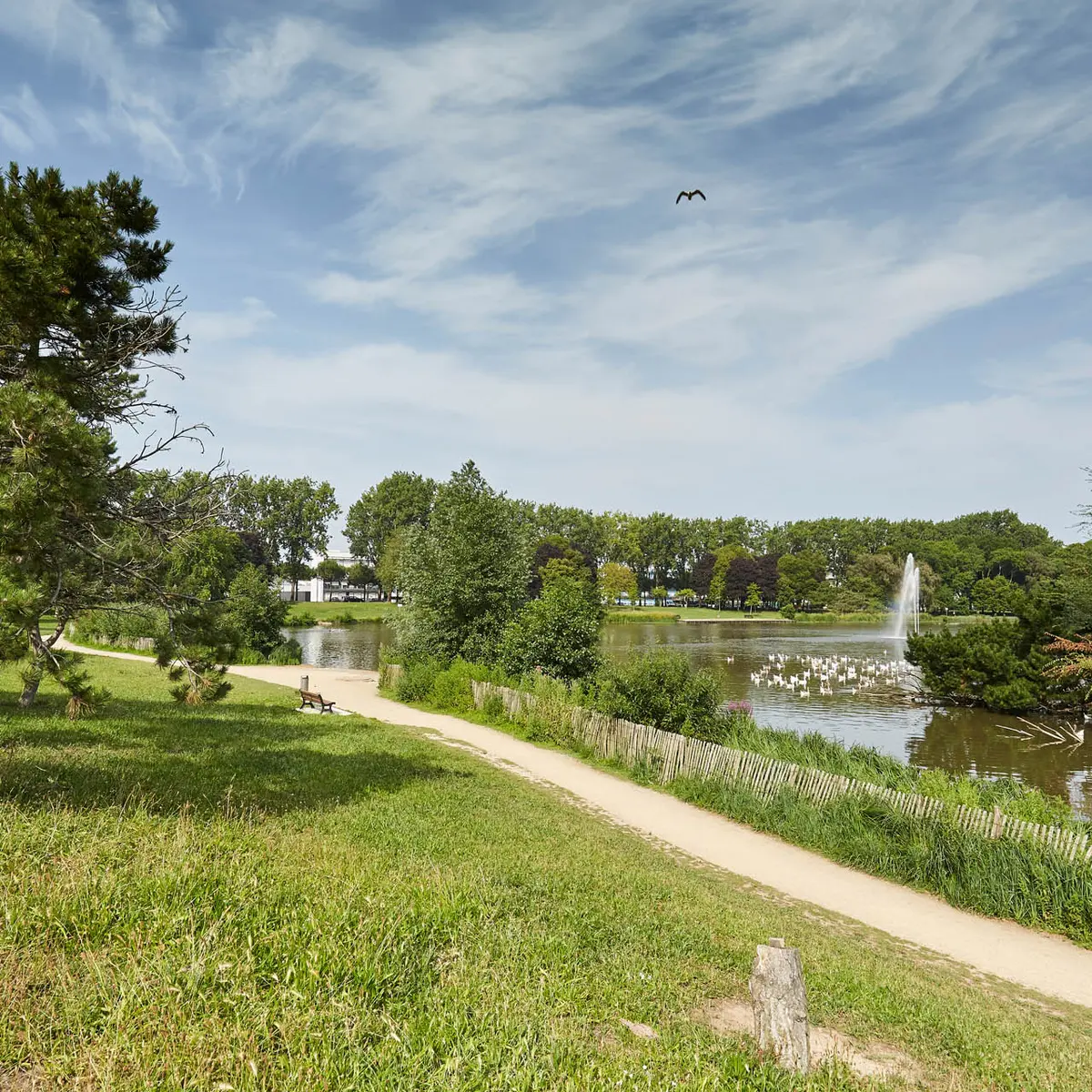 Parc paysager de Saint-Nazaire et son étang