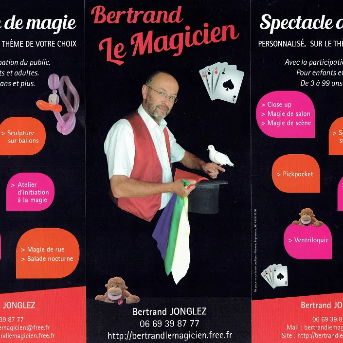 flyer - bertrand le magicien