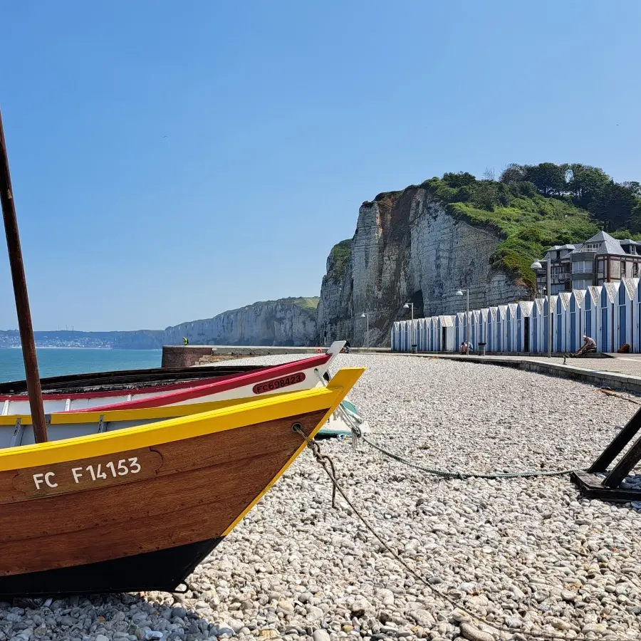 La plage de Yport