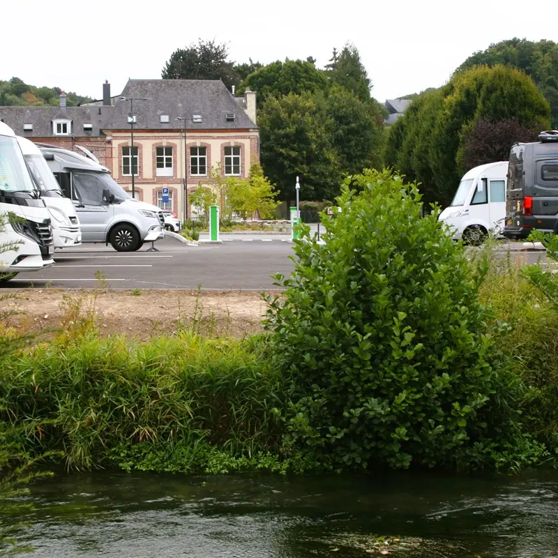 Aire de camping car de Montville 1 ©ML Vittori OTNCV